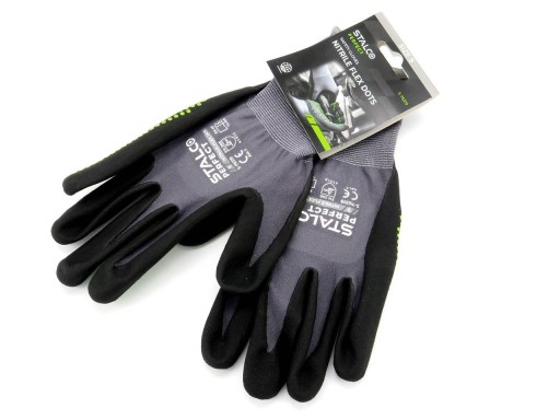 S-NITRILE Flex 9 L nylonové rukavice Stalco