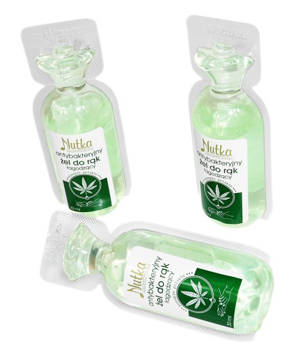 Nutka Upokojujúci antibakteriálny gél na ruky 30 ml