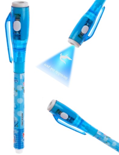 NEVIDITEĽNÉ SPY PERO S UV BATERKOU