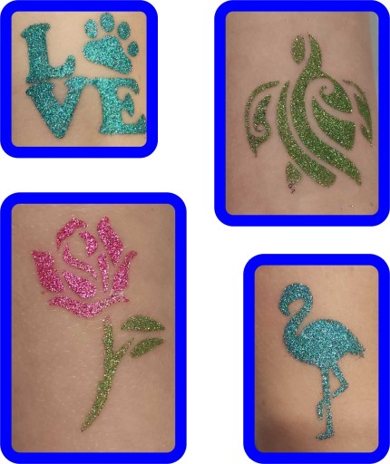 Glitter Tattoo Express Set Dinosaurs