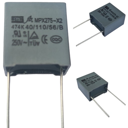 MPX 470 nF jb polypropylénový kondenzátor, trieda X2