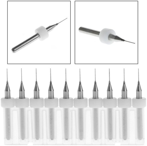 10ks MINI VRTAČKY 0,4mm PRESNÉ CNC WIDI