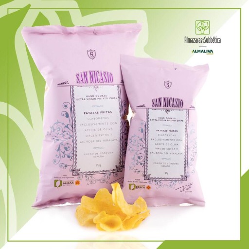 Zemiakové lupienky San Nicasio pečené v extra panenskom olivovom oleji, 150 g