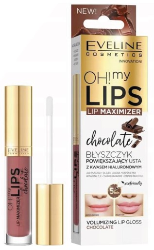 Eveline Oh! My Lips Lip Enlargement Lip Lesk Chocolate
