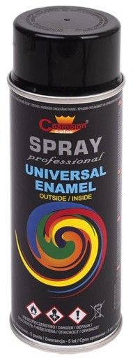 Univerzálna farba v spreji Champion Matte 400 ml RAL 9005