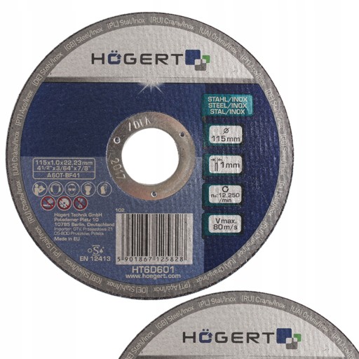 KORUNDOVÝ DISK NA KOV, INOX 115X1,0X22,23MM