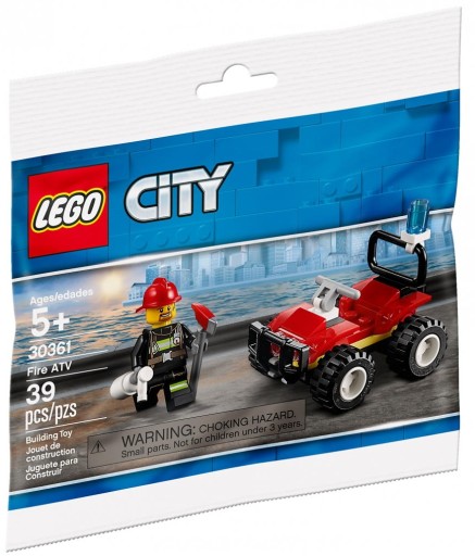 LEGO 30361 MESTSKÝ HASIČ FIREMNÝ TAŠNÝ TAŠEK HASIČ QUAD