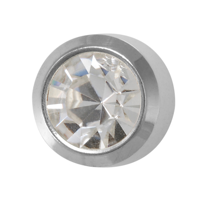 Diamantové náušnice Studex, celostrieborné osadenie, R204W