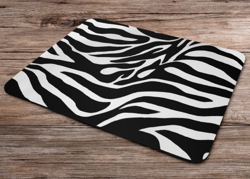 Pruhovaná podložka pod myš ZEBRA