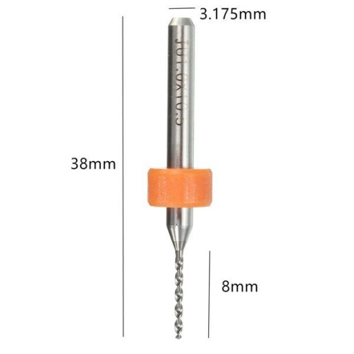 10 x MINI VRTAČKA 0,8mm VIDEO CNC MODELOVANIE