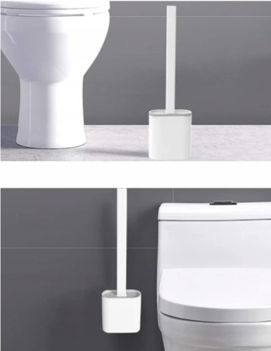 SILIKÓNOVÁ TOALETNÁ KEFA NA KÚPEĽŇOVÚ WC