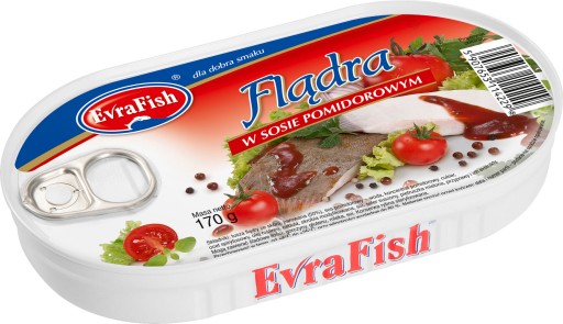 FLOUNDER V RAJČINOVEJ Omáčke 170G