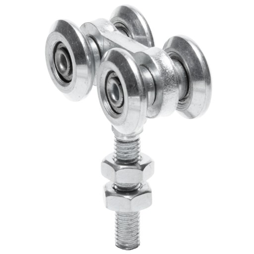 Horný valček pre závesnú bránu so štyrmi kolieskami - priemer 25 mm