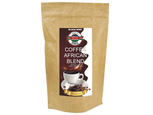 KÁVA ARABICA KENYA 500 G BLACK KING MLETÁ 0,5 kg