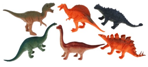 SET DINOSAUROV POSTAVIČIEK 6ks DINOSAUROV 14-18 cm