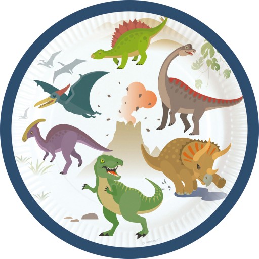 PAPIEROVÉ TANIERE DINOSAURY NARODENINOVÉ-18CM-7942