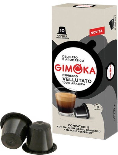 KAPSULKY GIMOKA VELLUTATO NESPRESSO 10 ks