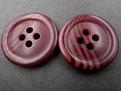 34mm Ozdobné gombíky 1 ks, bordová farba, ČEREŠŇA S ŽIAHOM K826 15319