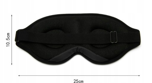 BLACKOUT MASK 3D ČEPEĽ NA OČNÉ viečka PRE SPÁNOK RELAXACIU PRI CESTOVANÍ KOMFORT