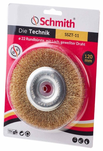 SCHMITH Drôtená kotúčová kefa 120 mm drôt