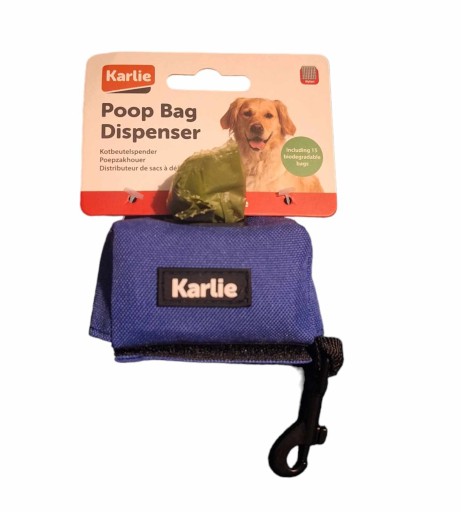 Zásobník na psie hovienka Prenosný zásobník na vrecia Karlie Poop Bag
