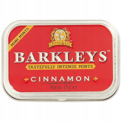 Barkleys škoricové cukríky bez cukru, dražé z USA 15g