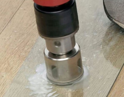 DIAMANTOVÁ OTVOROVÁ PÍLKA KORUNKA na SKLO POBERCE OBKLAD VŔTAK 65mm FT65455D