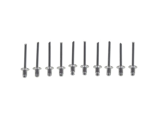 SADA HLINÍKOVÝCH SLEPÝCH NITOV 50 KUSOV 4,8x6,4mm