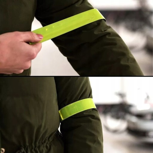 10 X REFLEXNÉ VÝSTRAŽNÉ REFLEXNÉ PÁSMO BICYKEL