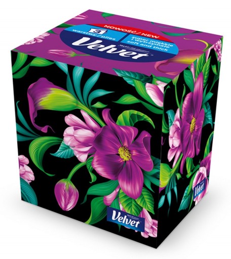 Utierky Velvet Cube 60 ks