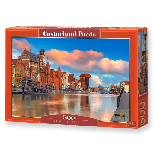 Puzzle 500 farieb Gdanska Castorland B-53933