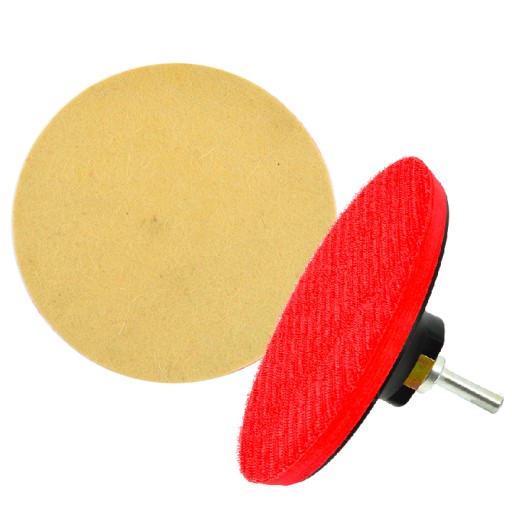 Leštiaca plsť + 125mm montážny kotúč