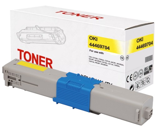 TONER PRE OKI C310 C330 C510 MC352 MC362 MC562 ŽLTÝ 44469704 2000 STR.