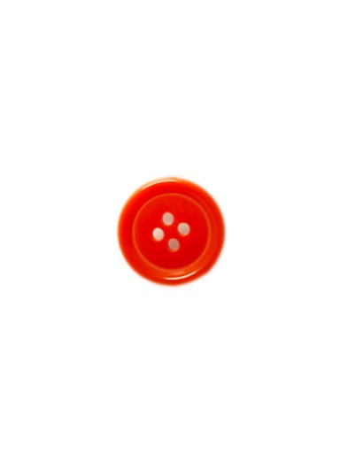 GOMBÍKY NA KABÁTOVÉ SVETRE 15 MM ORANŽOVÉ