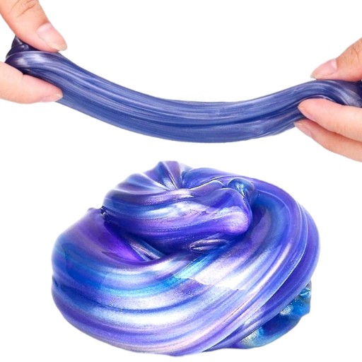 SLIME SENSORY MASS RAINBOW GALAXY krištáľová guľa GEL 1 ks.
