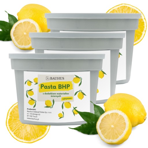 Pasta BOZP na umývanie rúk, PIESOK, citrón, 1,5 kg