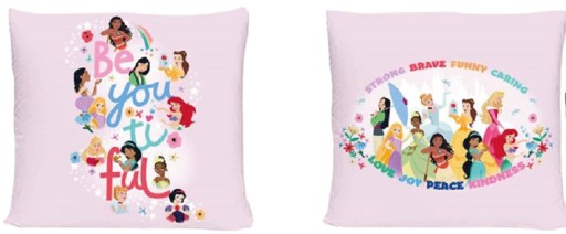 JASIEK OBLIEC NA VANKÚŠ 40 X 40 DISNEY PRINCESS MÄKKÝ VELVET VELVET