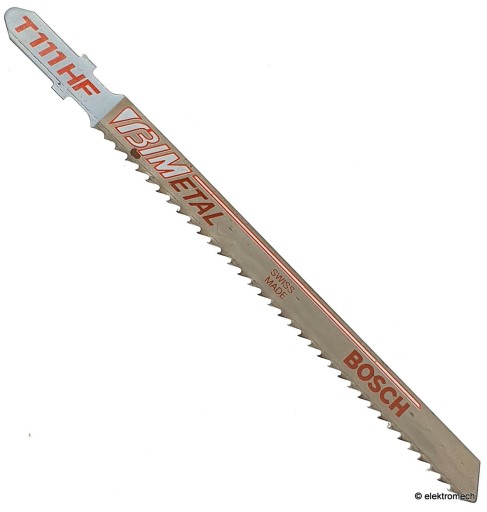 List do priamočiarej píly BOSCH T111HF, drevo, kov