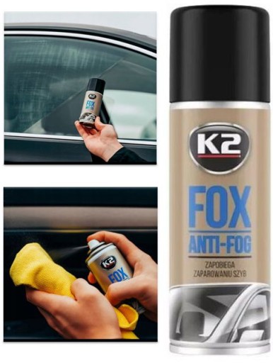 K2 Fox Anti Fog 150 ml K631 - ZABRAŇUJE ZAhmlievaniu okien