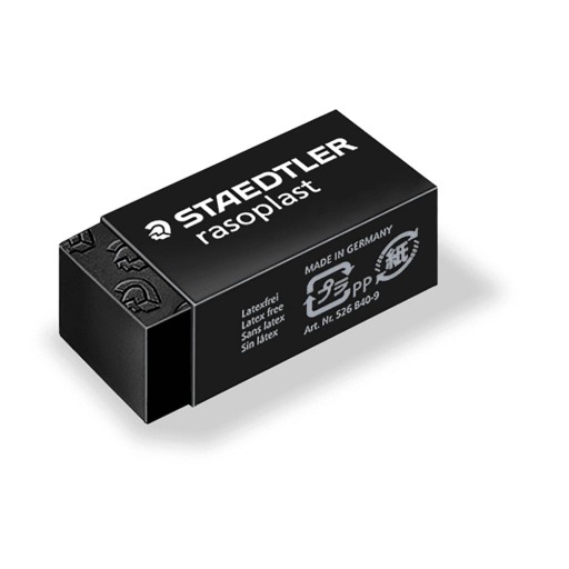 STAEDTLER RASOPLAST BLACK Guma na čiary