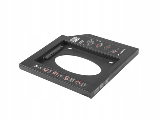 RÁMČEK ADAPTÉRA PRE 2,5'' SSD DISK namiesto 9,5 mm DVD