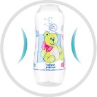 CANPOL LEHKÁ FĽAŠA ÚZKA PROFILOVANÁ 330ml 12m+