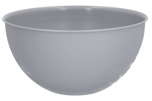 Šalátová misa, plastové kuchynské misy, 6l, veľká, šedá, okrúhla, Ø28 cm