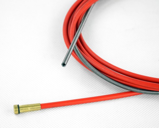 Červená špirálová vložka, priemer 1,0 - 1,2 mm, dĺžka 4,4 m