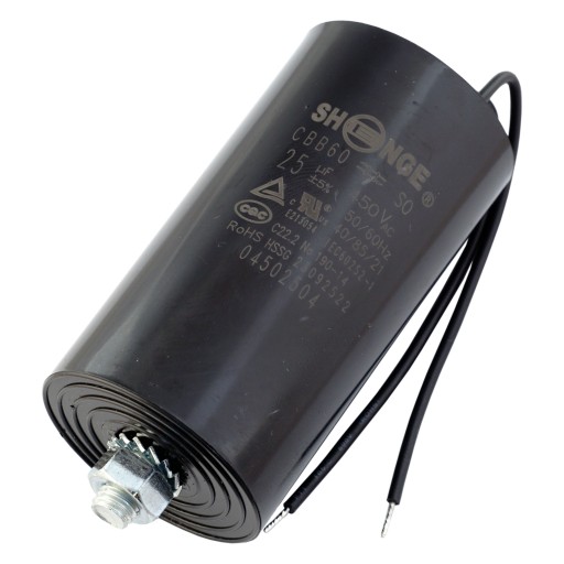 Štartovací kondenzátor 25uF 450V CBB60 SHENGE