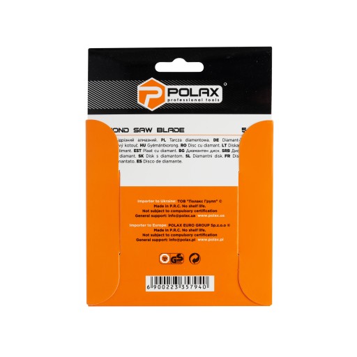 Diamantový kotúč na rezanie dlaždíc Universal 125x5x2,0x22,23 Polax