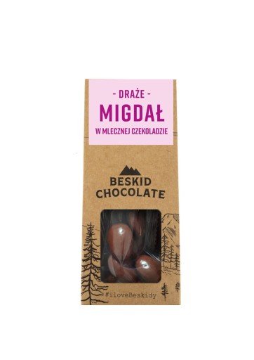 Mandle v mliečnej čokoláde 50g
