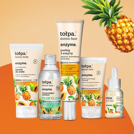TOŁPA Enzymatický hydratačný a upokojujúci sprchový gél-olej 300 ml