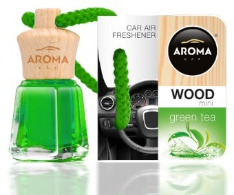 Aróma Drevená fľaša Elegantná vôňa do auta