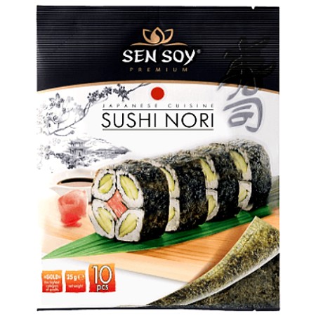Sushi Morské riasy Nori Gold Morské riasy 10 ks - Sen Soy